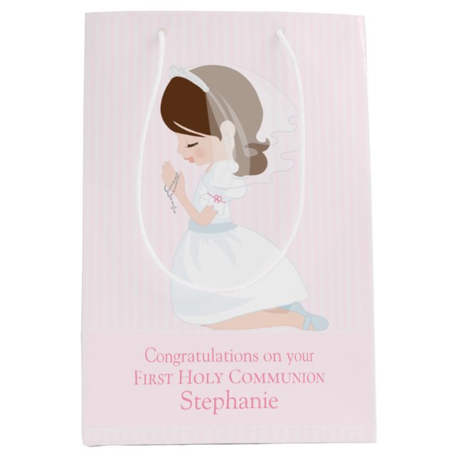 Sac cadeau de la première communion de la fille Br (Devant)