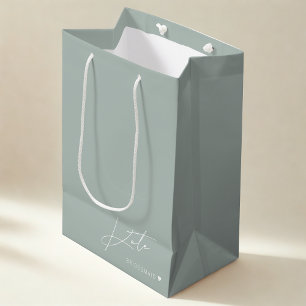 Sac cadeau de la proposition de servante d'escalie