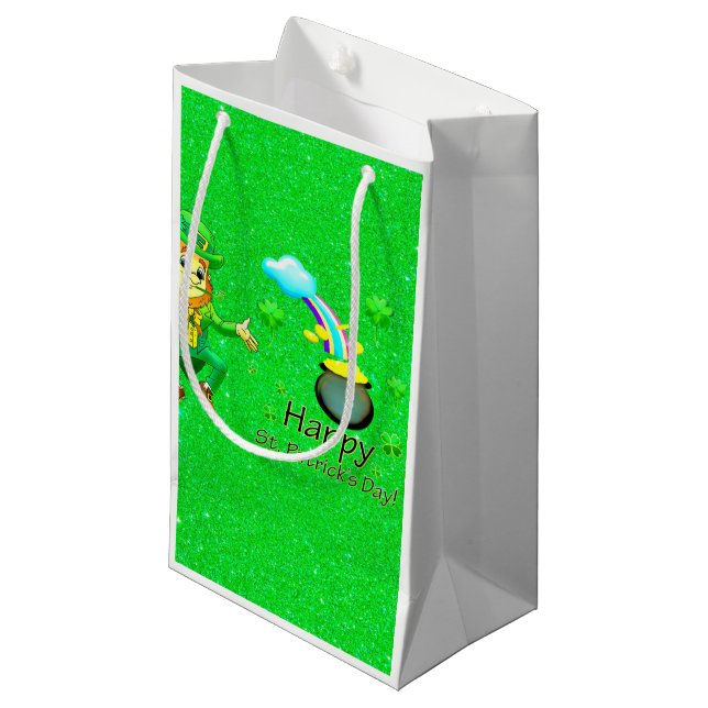 Sac cadeau de la Saint Patrick (Devant Angle)