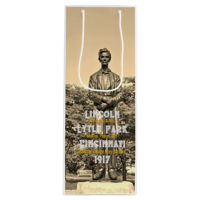 Sac cadeau de Lincoln Lytle Park pour la guerre ci (Devant)