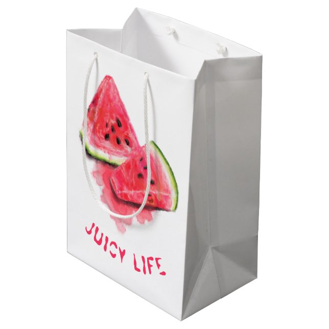 Sac cadeau de melon douce rouge (Dos Angle)