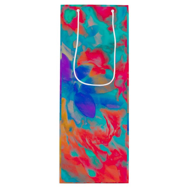 Sac cadeau de Mouvement de fleur (Devant)