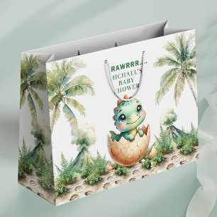 Sac Cadeau de Naissance Bébé Dino Mignon Éclosion