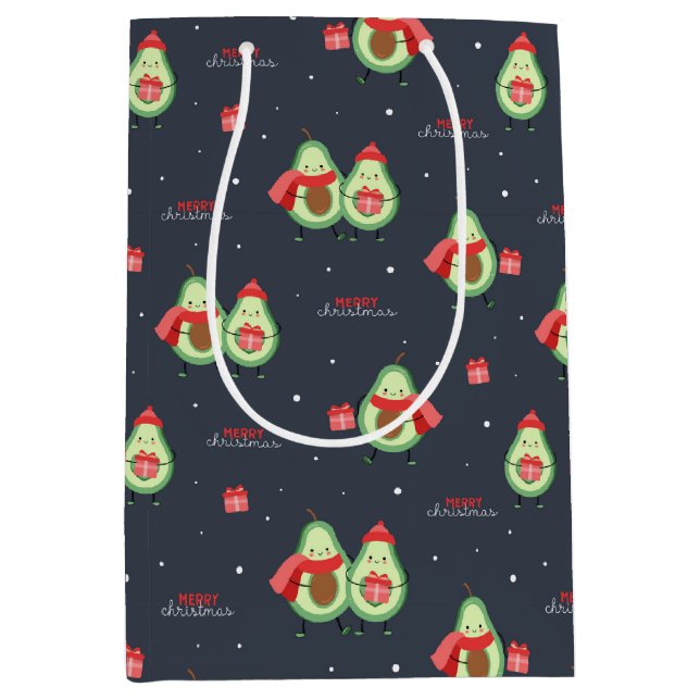 Sac cadeau de Noël Avocados (Devant)