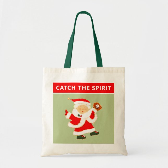 Sac cadeau de Noël de baseball (Devant)