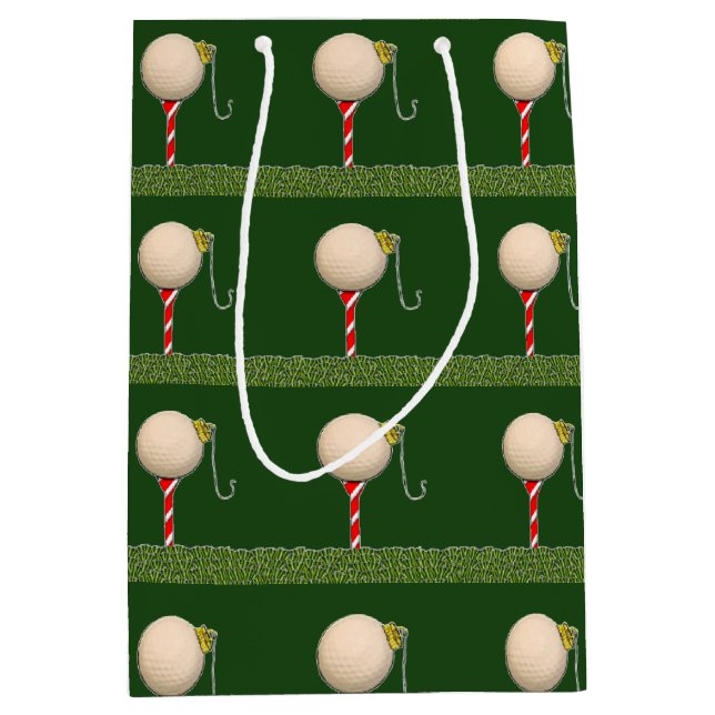 Sac cadeau de Noël de golf (Devant)