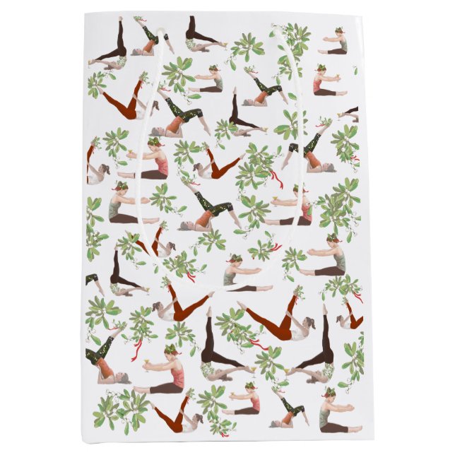 Sac cadeau de Noël Pilates (Devant)