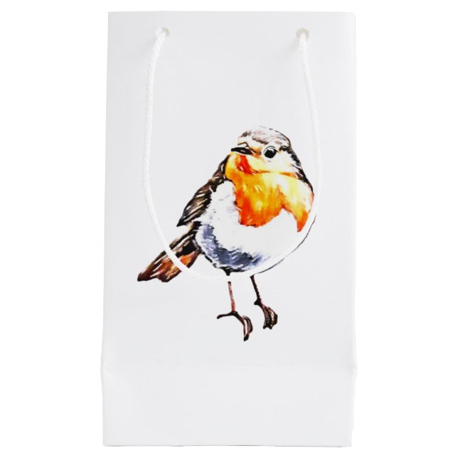 SAC CADEAU DE NOËL ROBINE ROUGE CONCEPTION (Devant)