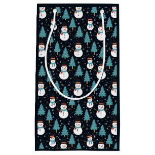 sac cadeau de Noël Snowman