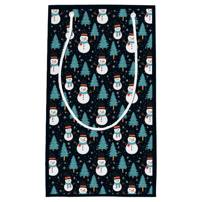 sac cadeau de Noël Snowman (Devant)