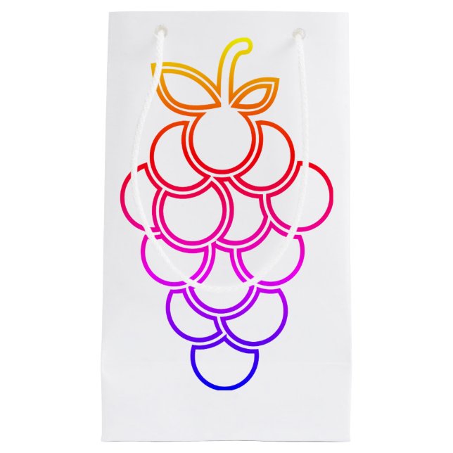 Sac cadeau de raisins bio (Devant)