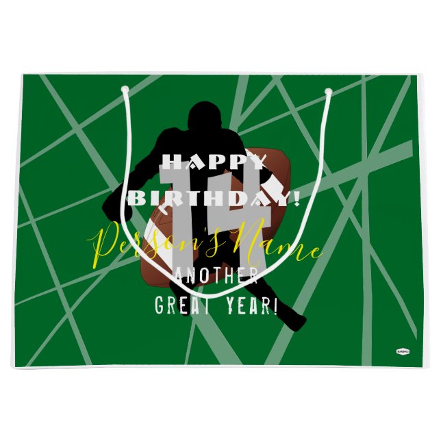 Sac cadeau de thème de FOOTBALL HAMbyWG (Devant)