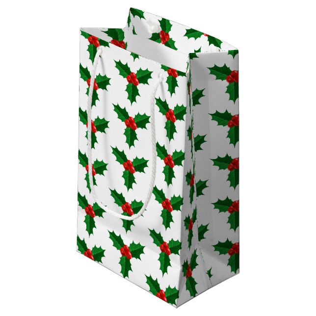 Sac cadeau de vacances Holly (Devant Angle)