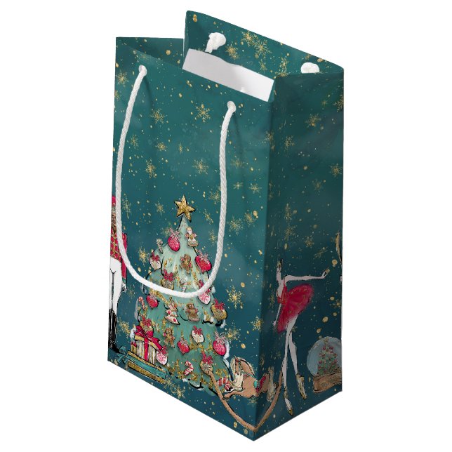 Sac cadeau de vacances pour casserole vert (Dos Angle)
