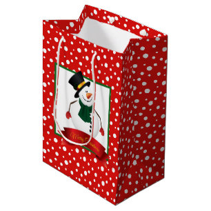 Sac cadeau de vacances-Snowman