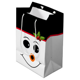 Sac cadeau de vacances Snowman