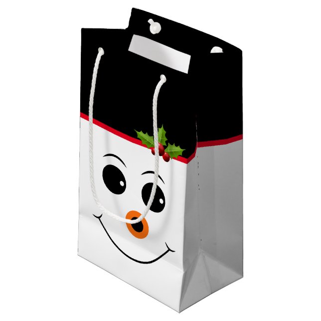 Sac cadeau de vacances Snowman (Devant Angle)