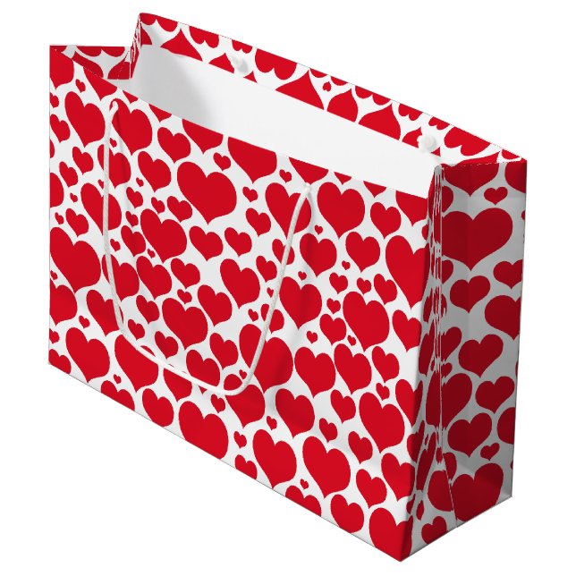 Sac cadeau de Valentine (Devant Angle)