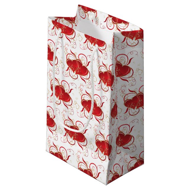 Sac cadeau de Valentine (Devant Angle)