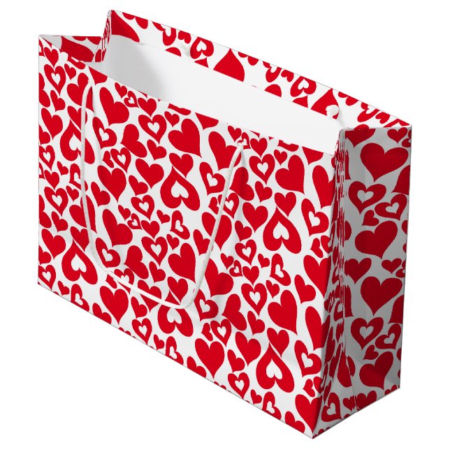 Sac cadeau de Valentine (Devant Angle)