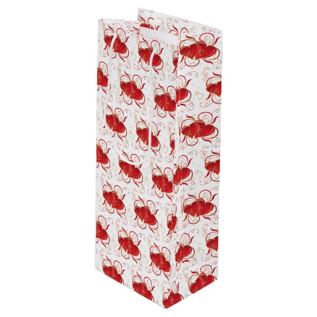 Sac cadeau de Valentine (Devant Angle)