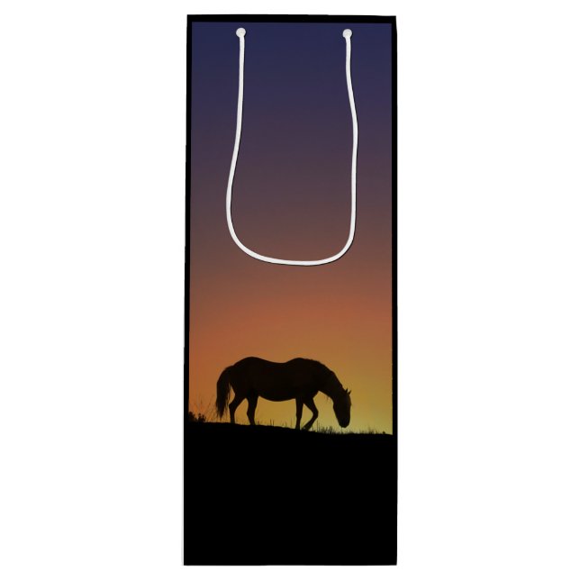 Sac cadeau de vin de cheval (Devant)