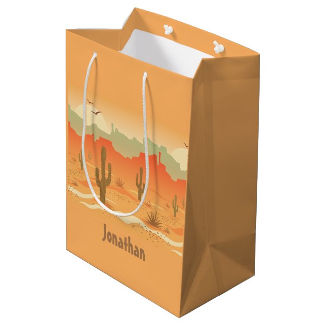 Sac cadeau Design Paysage du désert (Dos Angle)