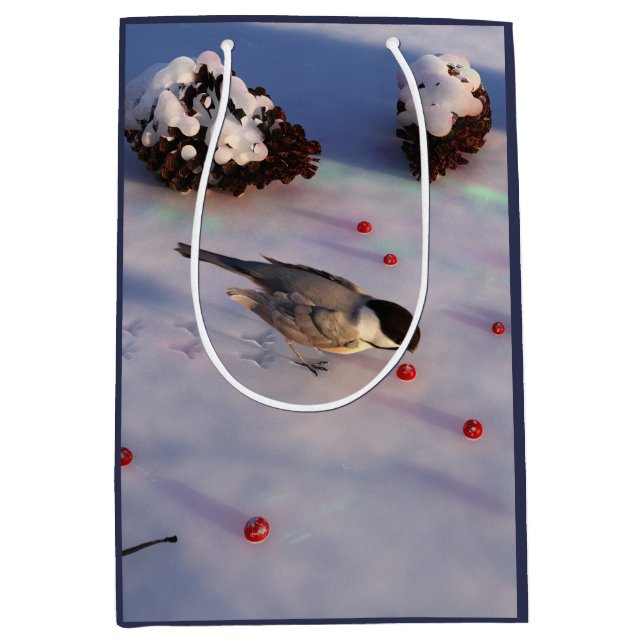 Sac cadeau d'hiver de poulet (Devant)