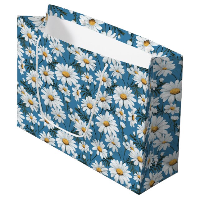 Sac cadeau d'impression florale (Devant Angle)
