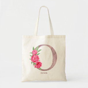 Sac Cadeau Élégant Rose Initiale O Demoiselle d'Ho