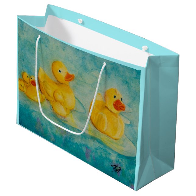 Sac cadeau en caoutchouc Duckie (Devant Angle)