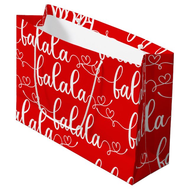 Sac cadeau FaLaLaLaLa (Devant Angle)