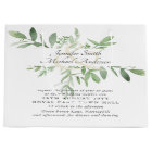 Feuille de verdure budgétaire Ampersand Mariage mo