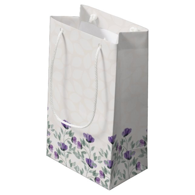Sac cadeau Fleurs Jardin (Dos Angle)