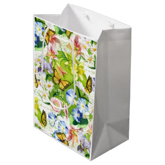 Sac cadeau Floral et Monarque