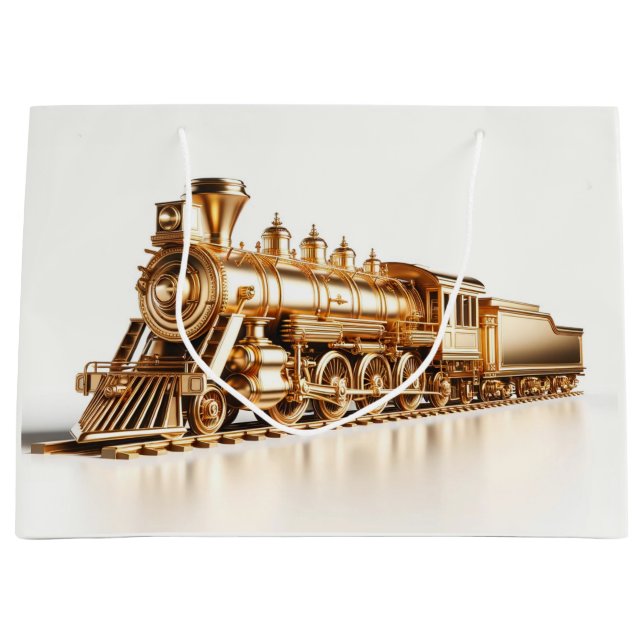 Sac cadeau Gold Train (Devant)