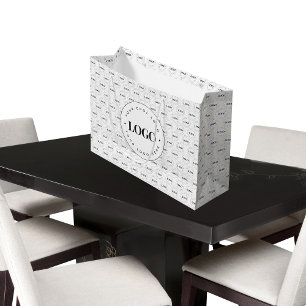 Sac Cadeau Grand & Petit Motif de logo d'entreprise personnal