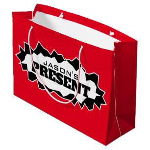 Sac Cadeau Grand sac-cadeau personnalisé avec un design amusa