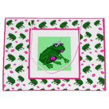 Sac Cadeau Grenouilles Et Bisous