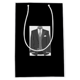 Sac cadeau Groom Mariage Tuxedo Groom Black