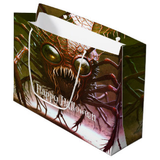 Sac Cadeau Halloween Monstre Rouge