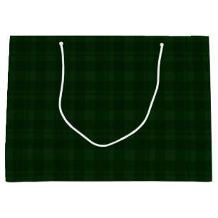 Sac cadeau Holly Berry Green Tartan