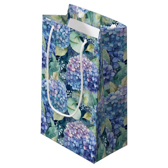 Sac cadeau Hydrangeas (Devant Angle)