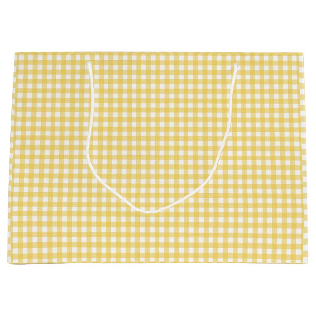 Sac cadeau jaune Lauren (Devant)
