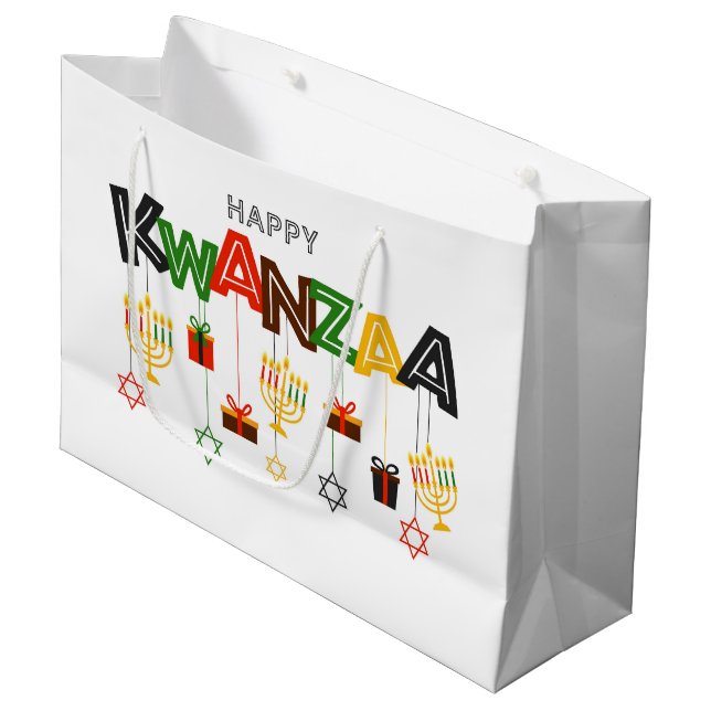 Sac cadeau Kwanzaa (Devant Angle)