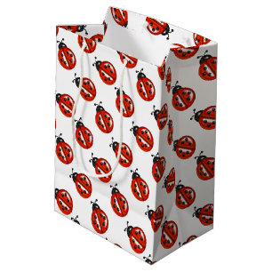 Sac cadeau Ladybugs Rouge et Blanc
