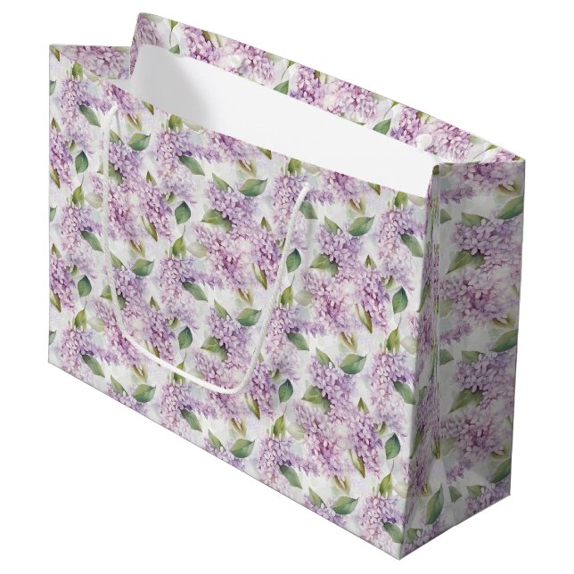 Sac cadeau Lilacs (Devant Angle)