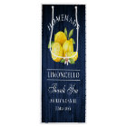 Limoncello Blue Wood Merci Mini Étiquettes bouteil