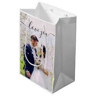 Sac cadeau Love You Photo