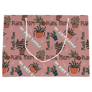 Sac cadeau maman plante